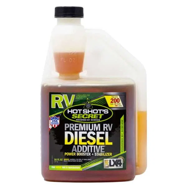 HSSRVDSL16ZSP – HOT SHOTS Fuel Additive, Cetane Booster For Diesel Treats Up To 400 Gallons 16 Ounce Squeeze Bottle S...